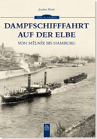 Buchcover Dampfschifffahrt auf der Elbe, Joachim Winde, Sutton Verlag, Erfurt