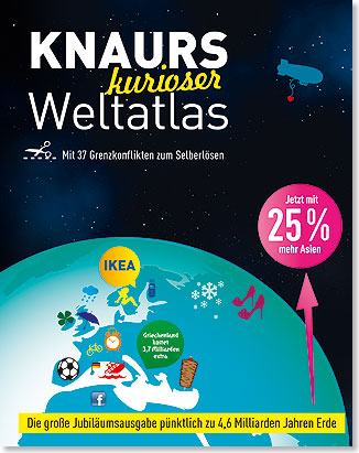 Buchcover Knaurs kurioser Weltatlas, Droemer Knaur Verlag, Mnchen