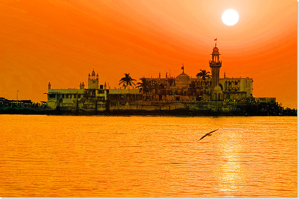 Haji Ali Dargah Moschee in Mumbai