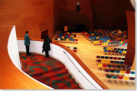 Blick ins Innere der Walt Disney Music Hall.