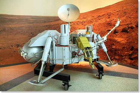 Mars-Rover im Science Center.