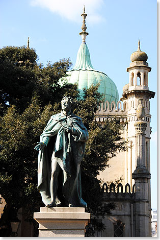 Denkmal fr den Prinzregenten und spteren Knig George IV (1762 bis 1830), der Brightons Geschichte
als Erholungsort begrndete.