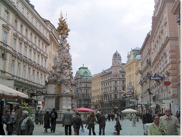 Die Wiener Pestsule in der Graben-Strae