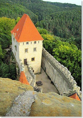 Die Burg Kokorin 
			bei Melnik