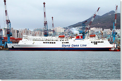 Die New Blue Ocean der Stena Daea Line in Sdkorea