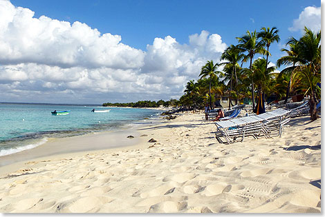 TUI Cruises bietet den Gsten Halbtagestouren zu dem karibischen Paradies an.
