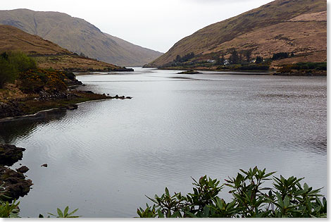 Der einzige Fjord Irlands, Killary Harbour in der Grafschaf Mayo.