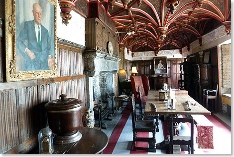 Im Bunratty Castle erinnert dieser Raum an den Gnner und Mzen, Lord Gort.