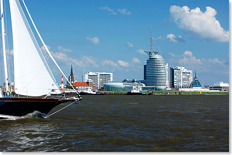 Bremerhaven ist jetzt von See aus vor Hochwasser besser geschtzt.