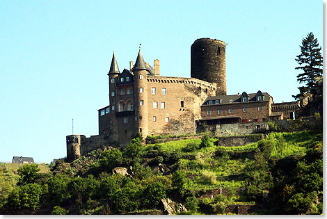 Die Burg Katz beherbergt heute ein First-Class-Hotel