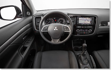 Mitsubishi Outlander Cockpit