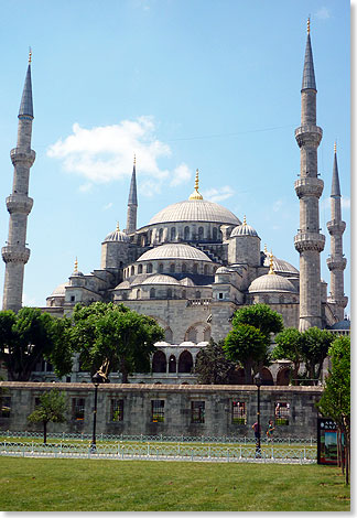 Die Sultan-Ahmed-Moschee in Istanbul.