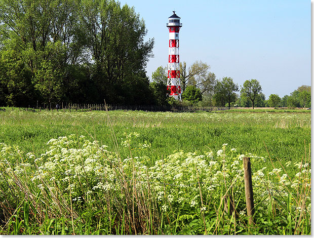 Der Stahlgitterturm des Oberfeuers von 1907 in ...