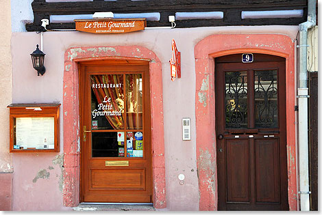 Das kleinste Restaurant in Colmar: Le Petit Gourmand.