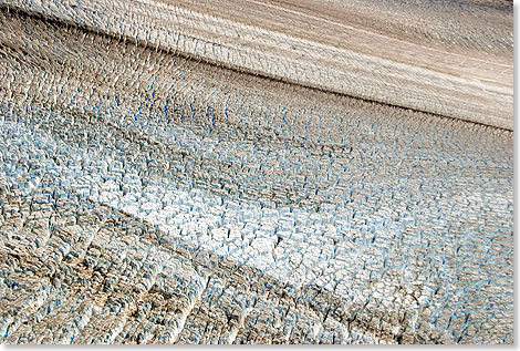 Schnelle zeitliche Wechsel im Flieen und im Sediment-Transport kennzeichnen den Gletscher, der seinen grten Umfang um 1700 bis 1750 erreicht hatte.