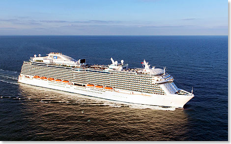 Die REGAL PRINCESS ist das 18. Schiff der renommierten Reederei Princess Cruises.