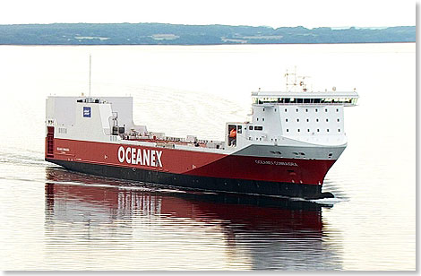 Größten Wert haben Kunde und Werft bei der OCEANEX CONNAIGRA auf Umweltfreundlichkeit gelegt.