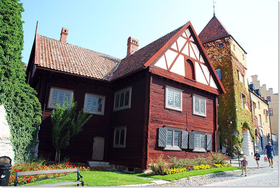 Das Burmeisterhaus am Donners Plats, benannt nach dem erfolgreichen Lübecker Kaufmann Hans Burmeister, der es in der zweiten Hälfte des 17. Jahrhunderts erbauen ließ.
