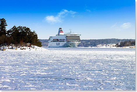 Die Tallink SILJA VICTORIA I verkehrt zwischen Stockholm und Tallinn