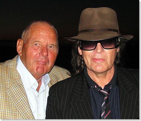 Udo Lindenberg und Herbert Fricke auf der MEIN SCHIFF 1.