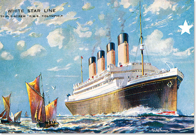 Die TITANIC-Schwester OLYMPIC wurde 1911 von Harland & Wolff in Belfast gebaut und ging als „Old Reliable” (die „gute alte Zuverlässige”) in die Geschichte der Passagierschifffahrt ein.
