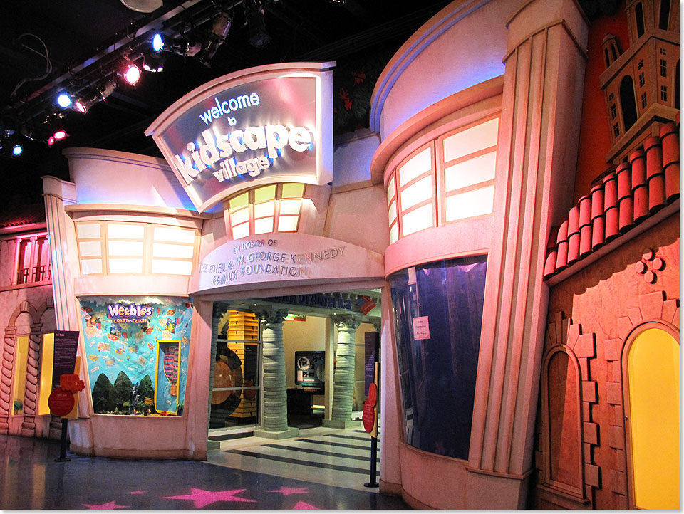 Poppig und modern: Das Miami Childrens Museum ist Indoor-Spielhalle, Abenteuer-Zentrum und Wissenschaftsmuseum fr Kids, die Action suchen.
