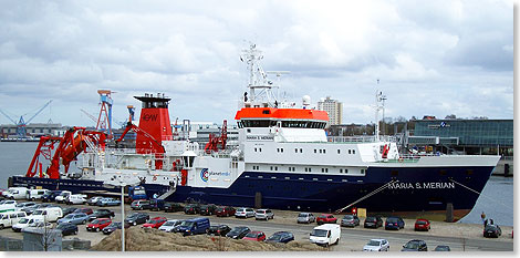 Die MARIA S. MERIAN im Kieler Hafen