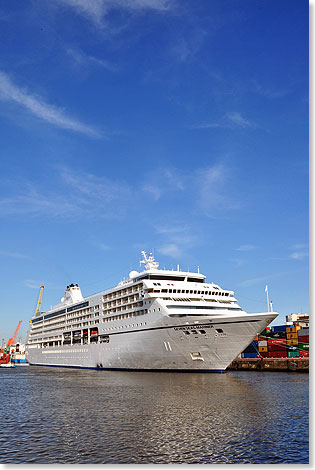 Nach diesem Tag in Montevideo kehren die Landgnger zufrieden zu ihrer SEVEN SEAS MARINER zurck.