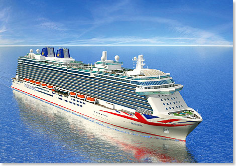 Animation: P&O Cruises, Southampton (GB)