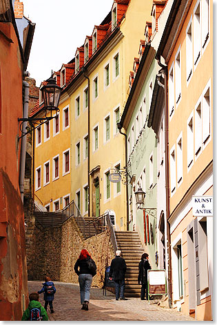 Die Gassen in der 
			Meiner Altstadt