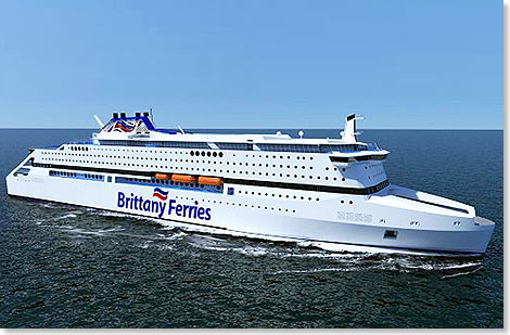 Animation: Brittany Ferries,  Roscoff (F)