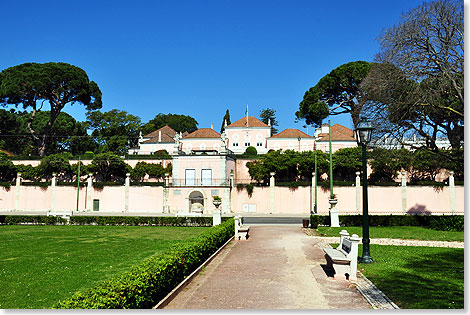 Der Palcio de Belm  Nationalpalast zu Belm  ist heute stndiger Sitz des portugiesischen Staatsprsidenten Anbal Antnio Cavaco Silva.