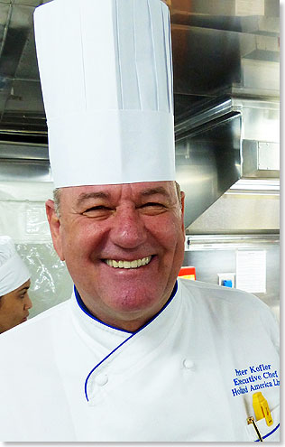 Der NOORDAM-Kchenchef Peter Kofler aus Krnten.