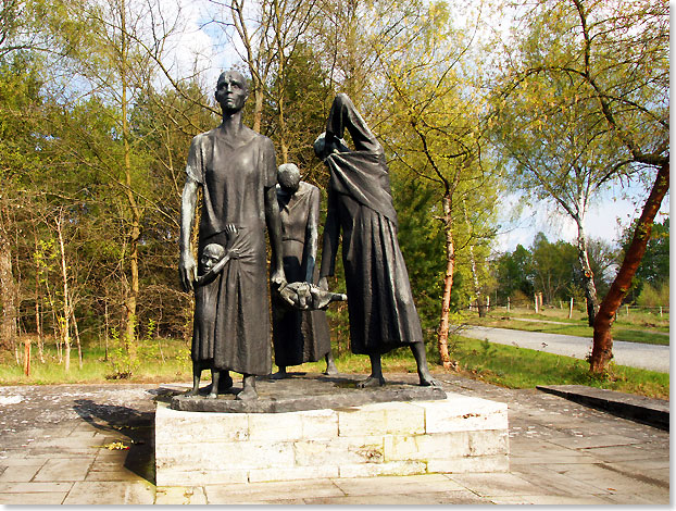 Traurige Vergangenheit: Denkmal fr die Opfer des Konzentrationslagers Ravensbrck.