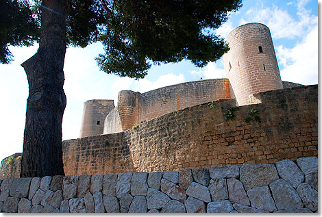  Das Castell de Bellver, einst Sitz der Mallorquinischen Knige.