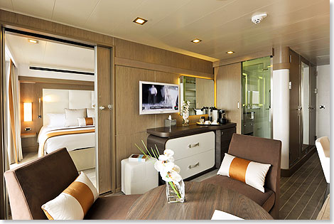 Prestige-Suite auf den Decks 5 und 6.