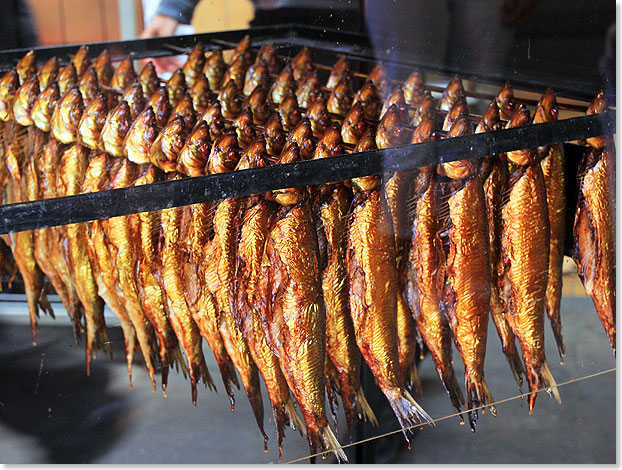 Golden gerucherte Bornholmer  ein Leckerbissen.