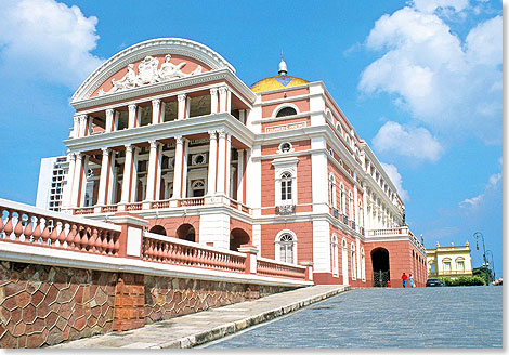 Das Opernhaus in Manaus wir ein Hhepunkt der Expedition der HAMBURG sein. 