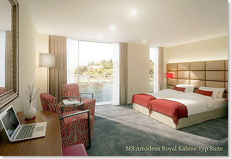 Suite nach Umbau auf der AMADEUS ROYAL.