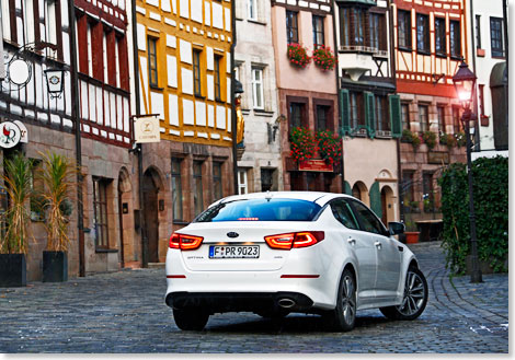 Kia Optima 1,7 CRDi Automatik - Heckansicht