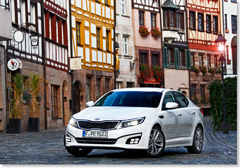 Kia Optima 1,7 CRDi Automatik - Frontansicht