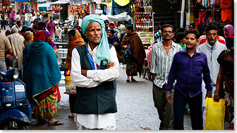 Straenszene in Indien