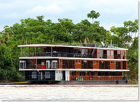 Im Sommer 2013 lief das Boutique-Hotel-Schiff ANAKONDA in El Coca vom Stapel und ist seitdem im Amazonasbecken unterwegs.