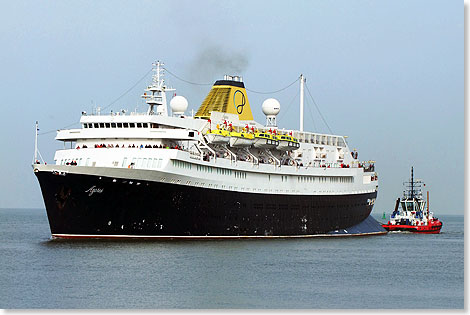 Am nchstem Jahr fhrt die AZORES fr den britischen Veranstalter Cruise & Maritime Voyages (CMV).