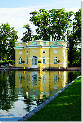 In diesem Schsschen im Park von Zarskoje Selo sang 