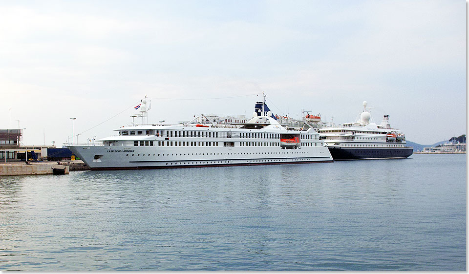 La Belle de l'Adriatique im Hafen von Split