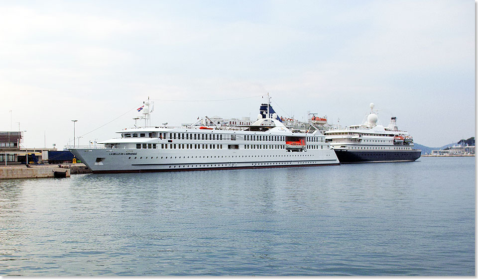 Foto: Egon Giebe, SeereisenMagazin La Belle de l'Adriatique im Hafen von Split