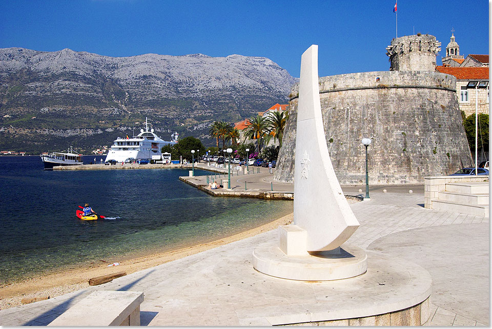 Foto: Egon Giebe, SeereisenMagazin Altstadt-Kai in Korcula