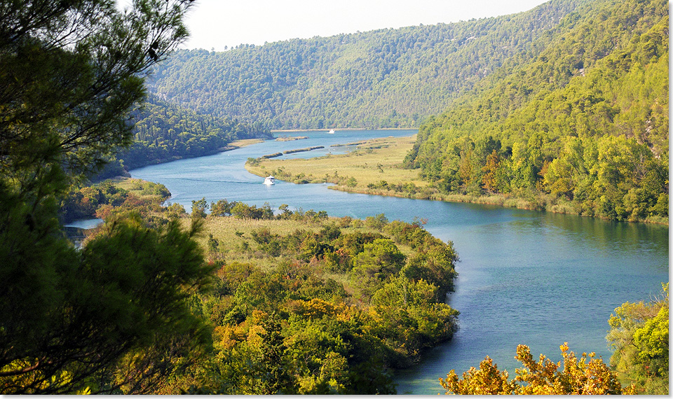 Foto: Egon Giebe, SeereisenMagazin Nationalpark Krka mit Krka-Fluss