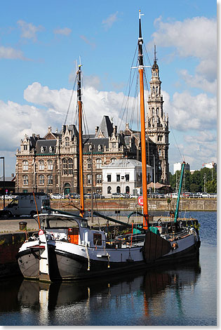 ... Kattendijkdoks direkt vor der Londenbrug.